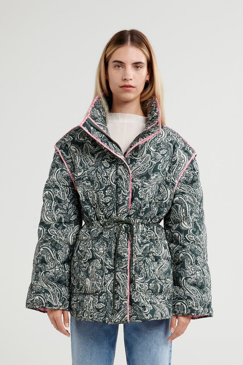 Natalia Jacket - Forest Paisley - steele label