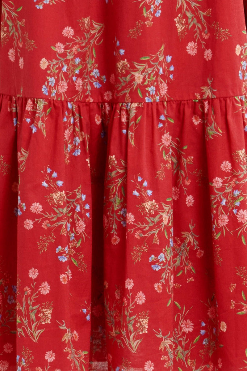 Nicolette Dress - Ruby Floral - steele label