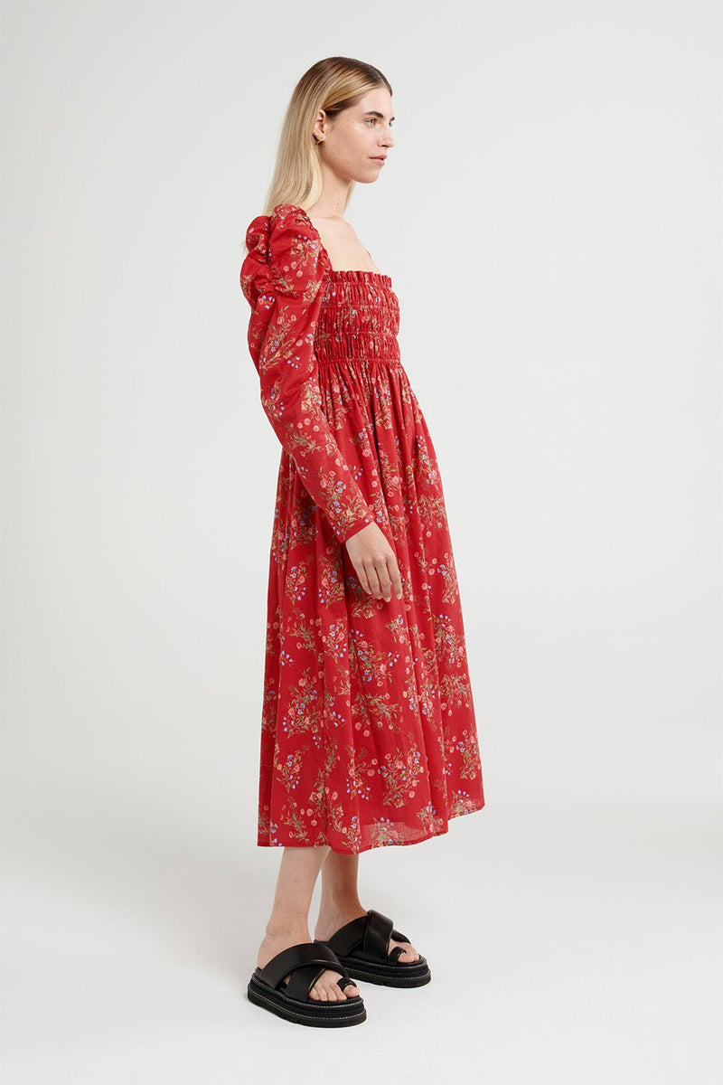 Oakley Dress - Ruby Floral - steele label