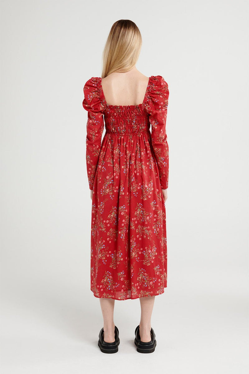 Oakley Dress - Ruby Floral - steele label