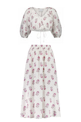 Penny Blouse - White Oleander - steele label