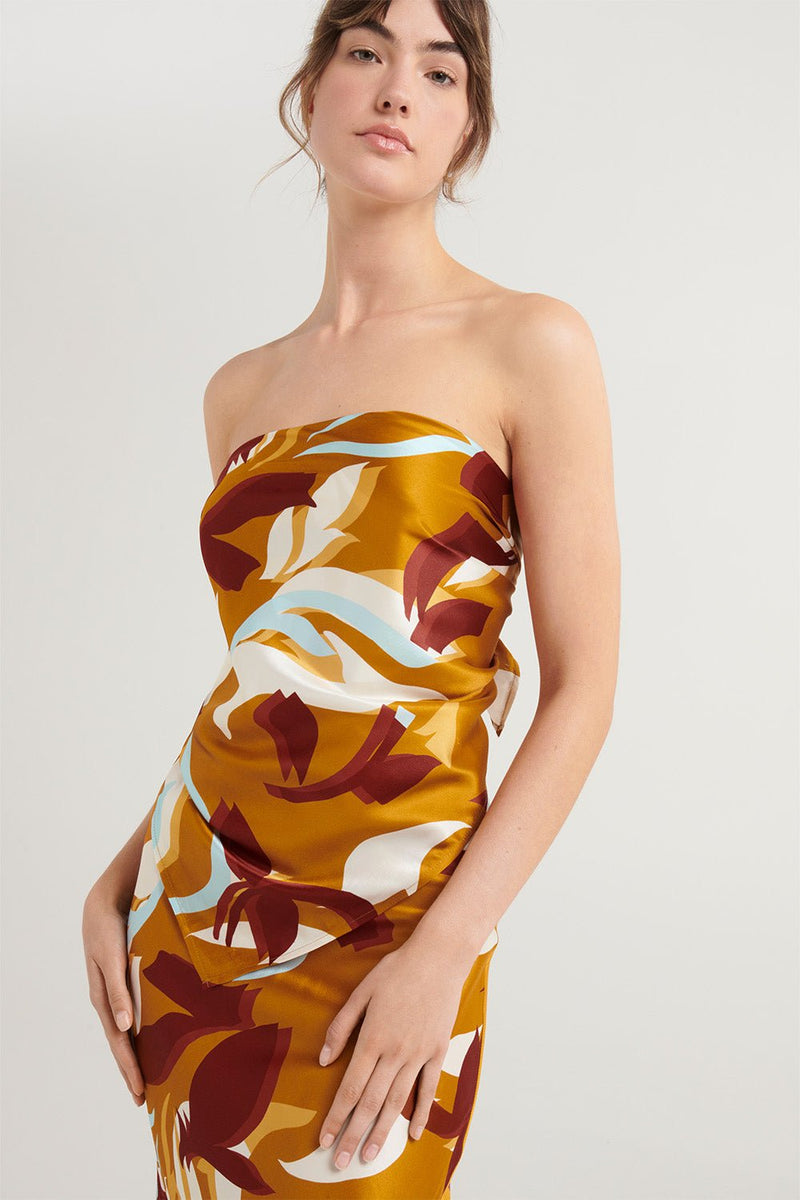 Sylviana Scarf Top - Maple Breeze - steele label