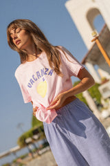 Vacanza Tee - Rosa - steele label